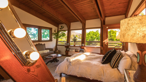 Room of the Day: Bedroom Takes a Creative Approach to A-Frame Design