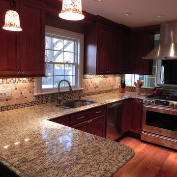 Family of Four gets new Kitchen
