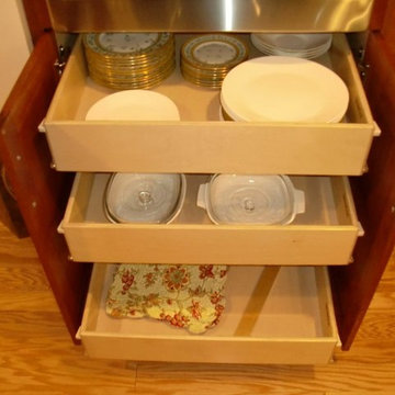 Glide-Out Shelves