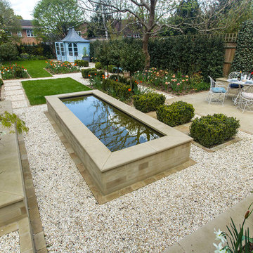 Elegant and Formal Garden in Surbiton