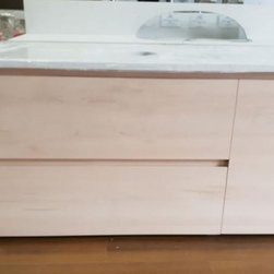 Light oak vanity - Bathroom Vanities