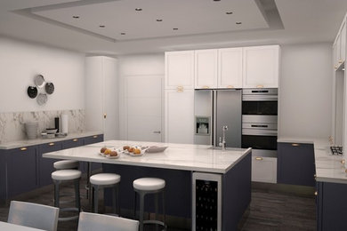 Design ideas for a modern kitchen in London.