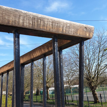 Handrail restoration in Wimbledon