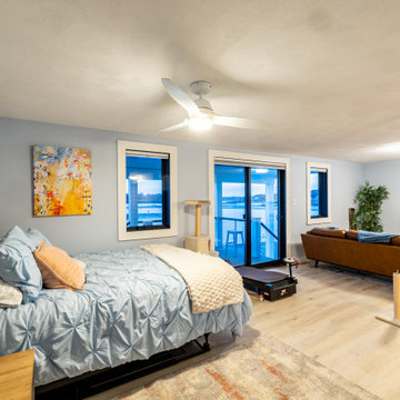 Finished Lower-Level Living and Bedroom with Waterfront Access – Cape Ann MA