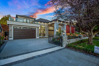 Inspiration for a modern exterior home remodel in Vancouver