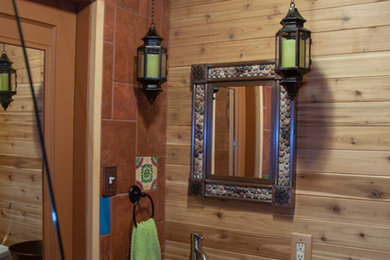 Example of a southwest bathroom design in Denver
