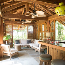 outdoor kitchen