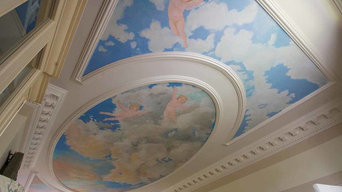 Ceiling sky mural