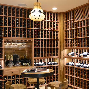 San Juan Capistrano Orange County Wine Cellar Wrought Iron Redwood Wine Barrel