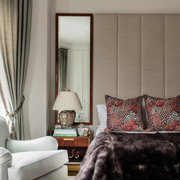 Wall upholstery elevates any bedroom’s design