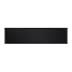 SomerTile 3.25"x12.38" Battiscopa Ceramic Base Trim Molding, Case of 25, Glossy