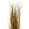 34" Red Artificial Grass Plant in a Rope Pot