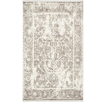 Unique Loom Gray Athens New Classical 5' 0 x 8' 0 Area Rug