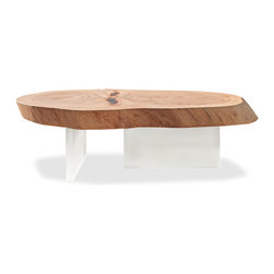 Elm Slab Coffee Table - Coffee Tables