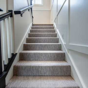 Textured carpet for stairs