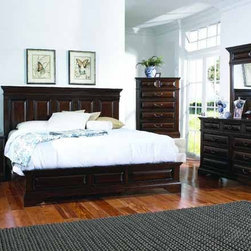 Yuan Tai Furniture - Bellagio 5 Piece Queen Panel Bedroom Set - BL7300Q-5SET-DR- - Bedroom Furniture Sets