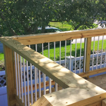 Pressure-Treated Wood Deck