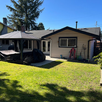 2nd Story Addition - Rear Yard View of Original Home BEFORE Addition