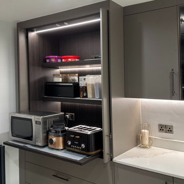 Grey Contemporary Kitchen in Kent