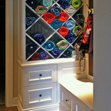 Basement mudrooms