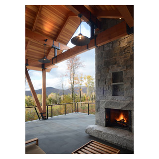 Vermont Mountain House - Rustic - Patio - Burlington - by Marcus ...