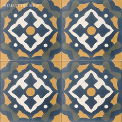 Classic Cement Tile Patterns - 床＆壁タイル