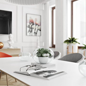 Professional 3D Rendering of a Design Studio
