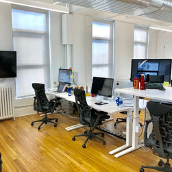Manual Solar Office Shades - Roller Shades