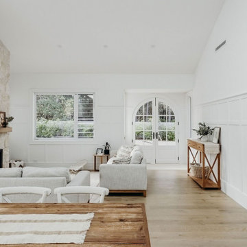 Irregular Foster Walling Interior Fireplace - Hampton Style Homes