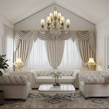 Ms. Anita Alexander | 4BHK Villa | Living Room | Bonito Designs | Bangalore