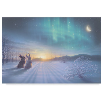 Kirk Reinert 'Lovely Lovely Night' Canvas Art, 19"x12"