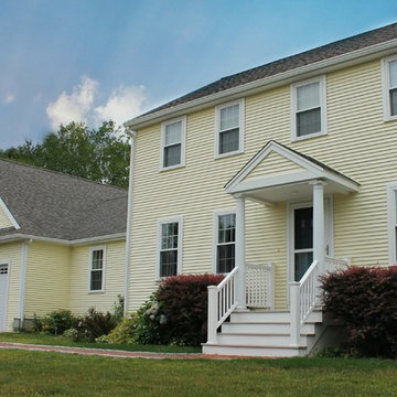 Harvey Windows, Mastic Siding, CertainTeed Roof, on Fairhaven,MA Garage Addition