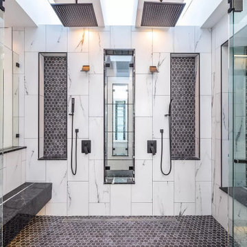 Sherman Oaks Hill cut & New construction custom house