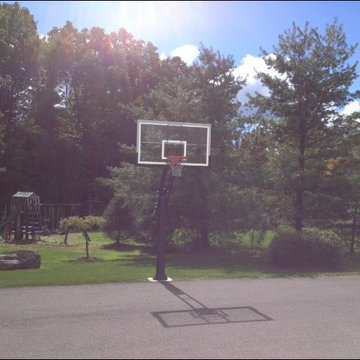 Akshay P's Pro Dunk Platinum Basketball System on a 36x28 in Ridgefield, CT