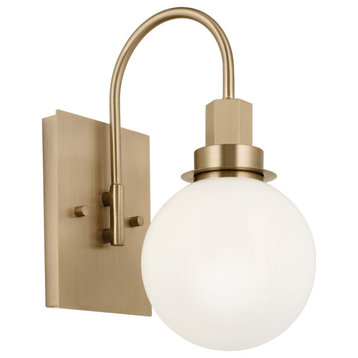 Kichler 55149 Hex 12" Tall Wall Sconce - Champagne Bronze