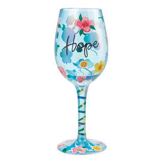 Lolita Golden Peacock Wine Glass