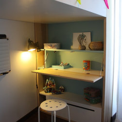 bureau &agrave; abattant - Loft Beds