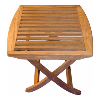 Bare decor vega golden teak online wood outdoor folding chair