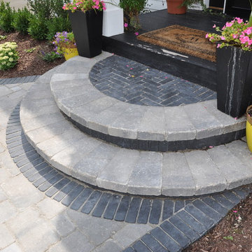 Sugar Grove - Front Entry Sidewalk & Landscaping