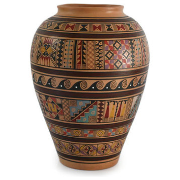 Novica Inca Spirit Cuzco Vase