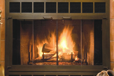 Wood-Burning Fireplace Makeover