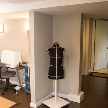 Sewing Room and Basement Remodel