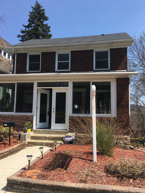 trim on brick house?