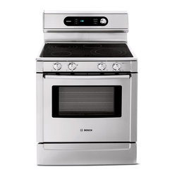 Bosch 30" Electric Freestanding Range, Stainless Steel | HES7282U - Major Kitchen Appliances