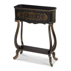AICO Furniture - Discoveries Accent Table with Brown Planter - ACF-ACT-CLTB-108 - Products