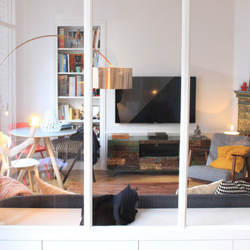 Un appartement parisien qui gagne en espace et en lumière