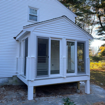 Complete Enclosed Porch Renewal and Reconstruction