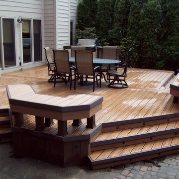 TREX TRANSCENDS TIKI TORCH BIRMINGHAM DECK