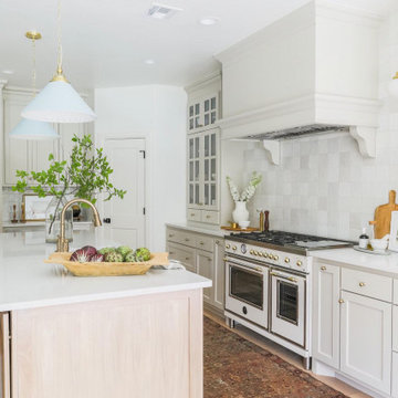 Crisp, Clean Kitchen Renovation Featuring the Bertazzoni Heritage Series Range