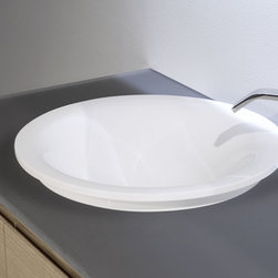 TRIOVALE and TRIOTONDO Sinks by Antonio Lupi Italy - Bathroom Sinks